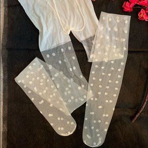 NWOT cream Silky stockings
